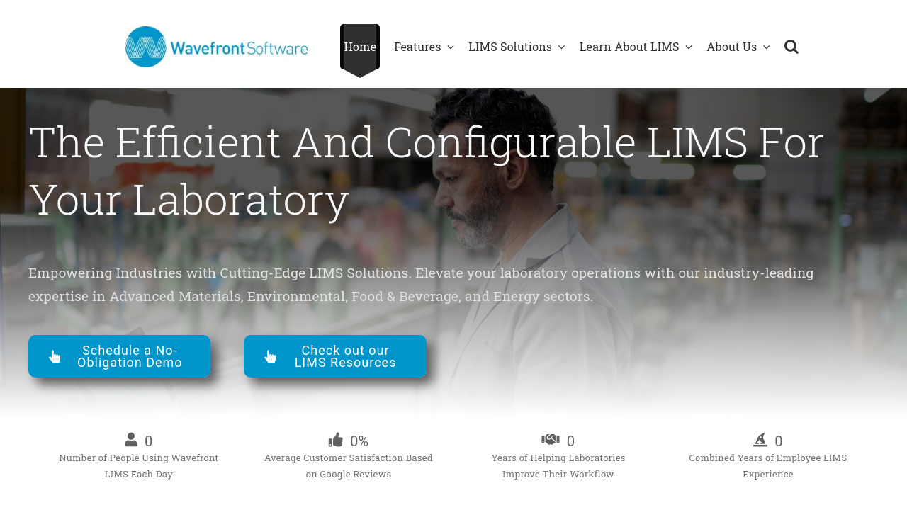 Wavefront LIMS